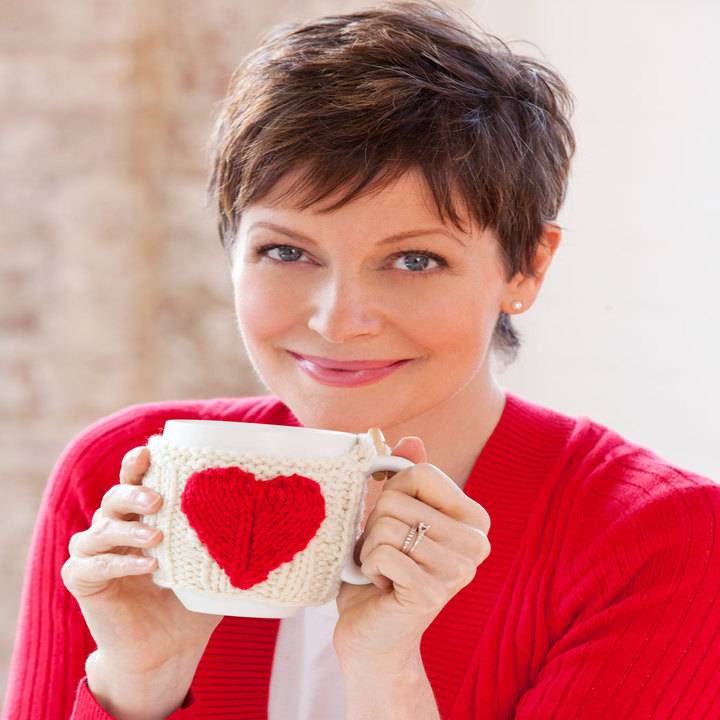 Светрик для горнятка Валентинка