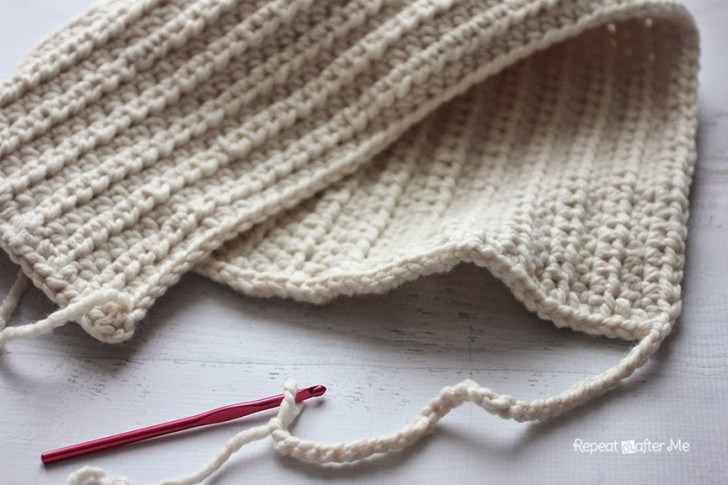 Дитячий шарф-капюшон гачком - 5