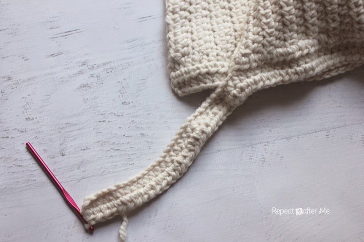 Дитячий шарф-капюшон гачком - 7