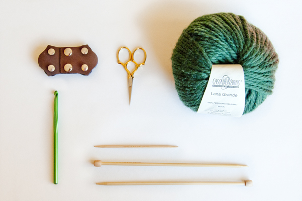 Як зв'язати браслет спицями - 1