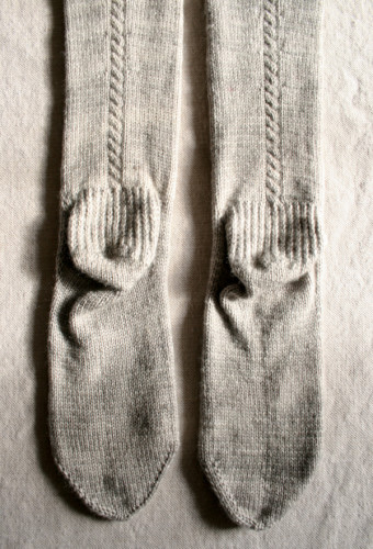 В'яжемо гетри з рельєфним візерунком - 9