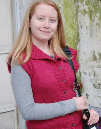 жилетка (безрукавка) спицям и - 6