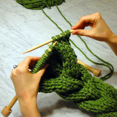 В'яжемо різдвяний віночок - 2