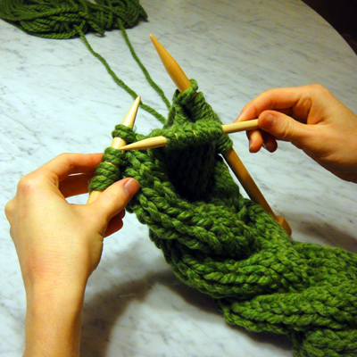 В'яжемо різдвяний віночок - 6