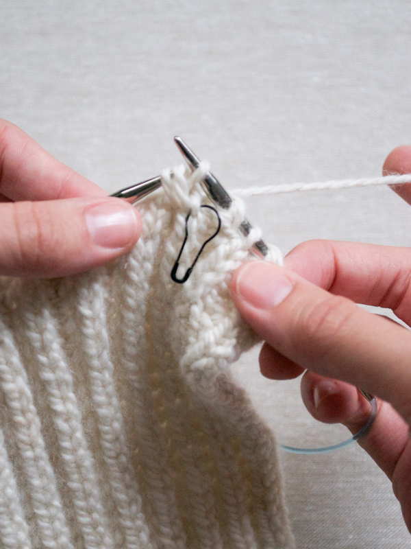 Зменьшення петель - англійська резинка - 5