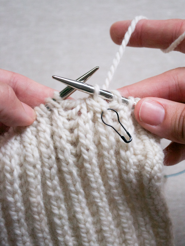Зменьшення петель - англійська резинка - 6
