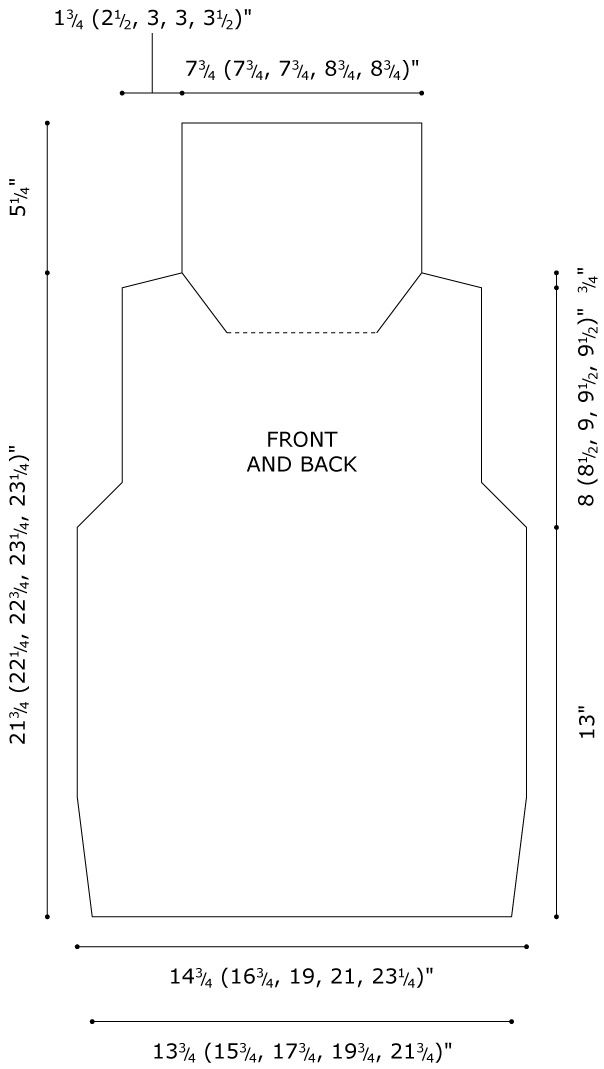 Тепла жилетка (безрукавка) спицями - 4