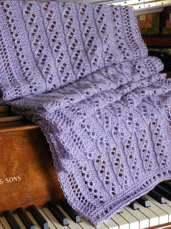 Ажурний шарф спицями - 5