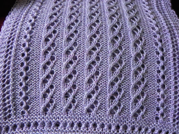 Ажурний шарф спицями - 6