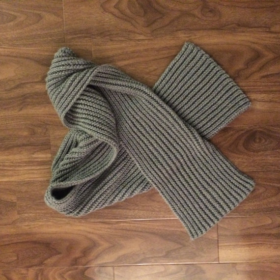 Шарф резинкою спицями - 5