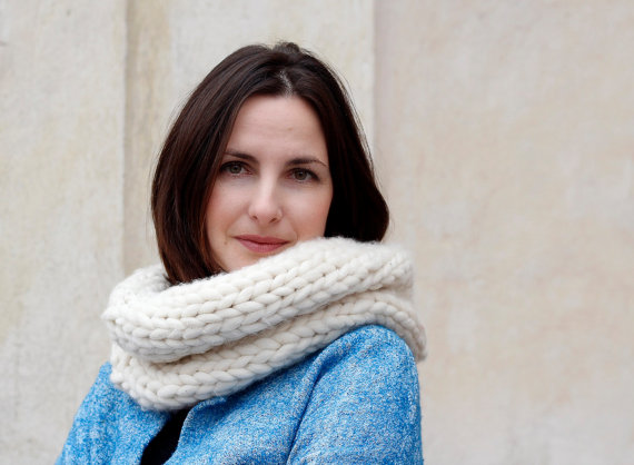 Шарф лицьовою гладдю - 1