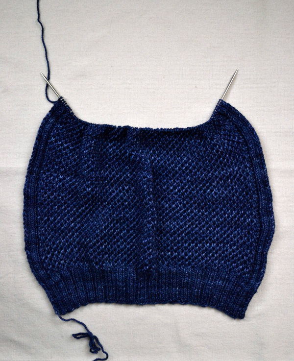 В'язаний шарф-светер спицями - 2