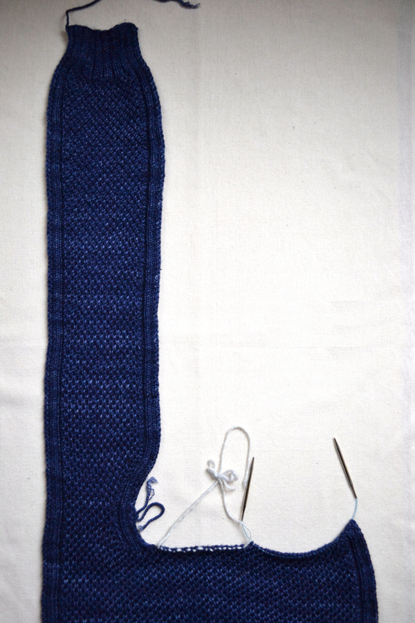 В'язаний шарф-светер спицями - 4