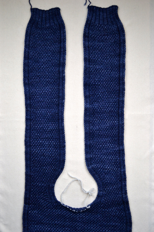 В'язаний шарф-светер спицями - 5