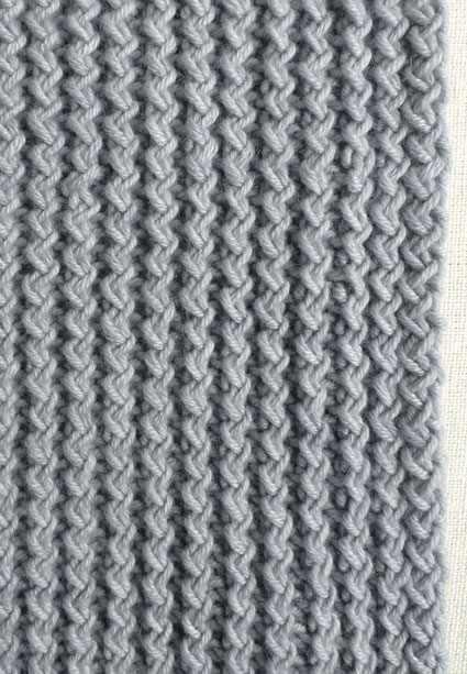 Теплий зимовий шарф спицями - 2