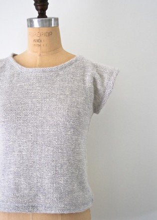 В'язана проста безрукавка - 8