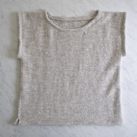 В'язана проста безрукавка - 12