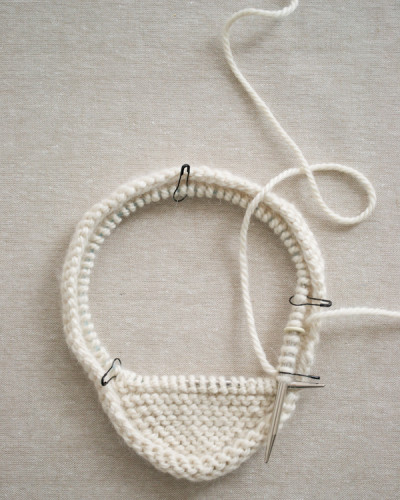 В'язана шапочка вушанка - 9