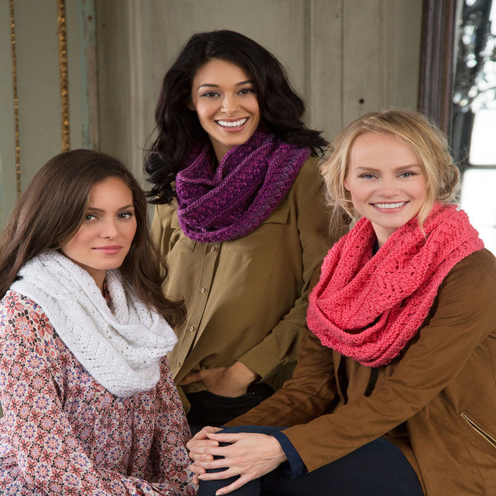 В'язаний ажурний снуд спицями - 3