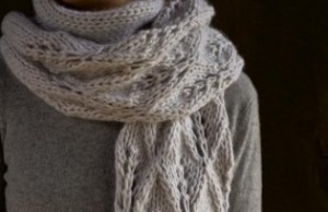 В’язаний ажурний шарф спицями В'язаний а/tag/sharf/журний шарф спицями