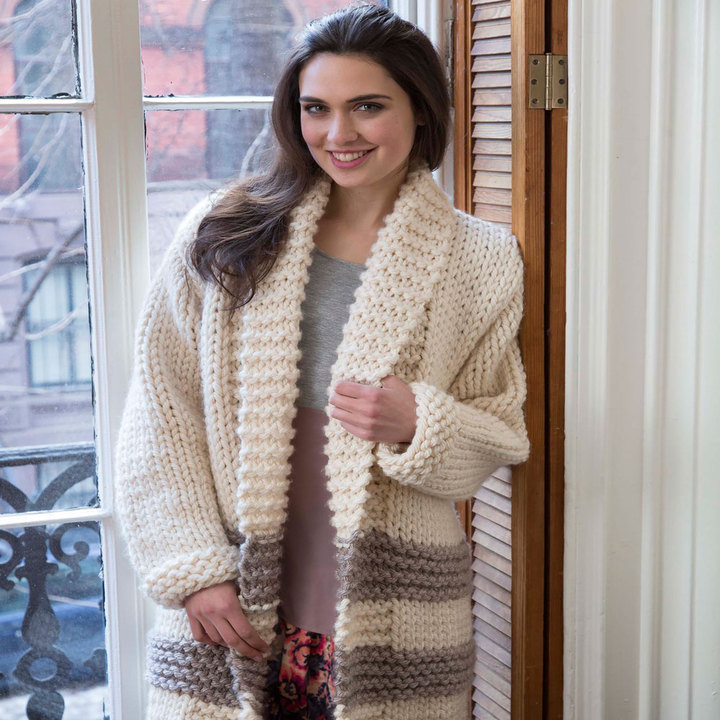 В'язаний об'ємний жакет - 2