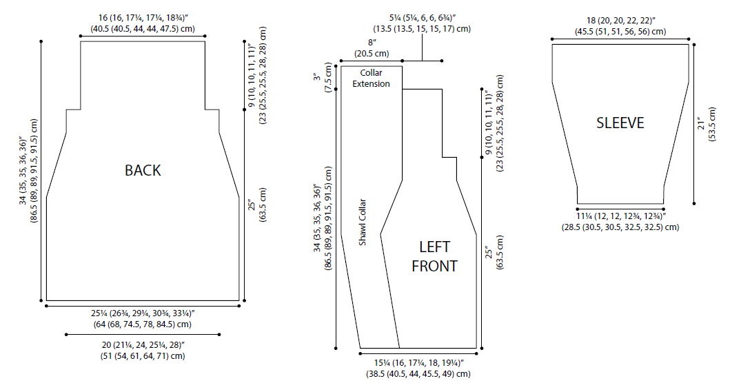 В'язаний об'ємний жакет - 3
