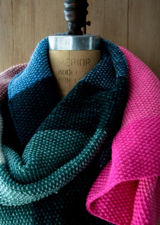 В'язаний палантин спицями - 5