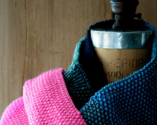 В'язаний палантин спицями - 6