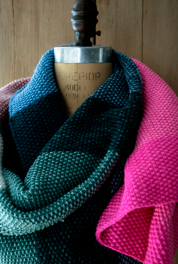 В'язаний /shirokij-sharf-palantin-spicyami/палантин спицями - 7