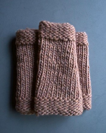 В'язаний снуд з товстої пряжі - 4