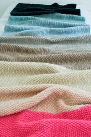 В'язаний снуд перловим візерунком - 4