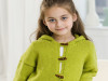 Жакет для дівчинки спицями