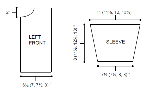Жакет для дівчинки спицями - 2
