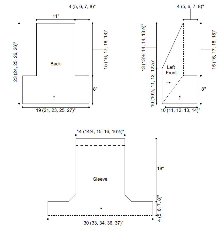 Жовтий жакет спицями - 1