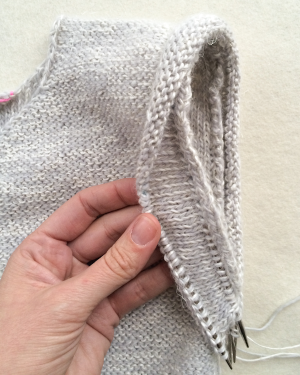 Формуємо край безрукавки - 8