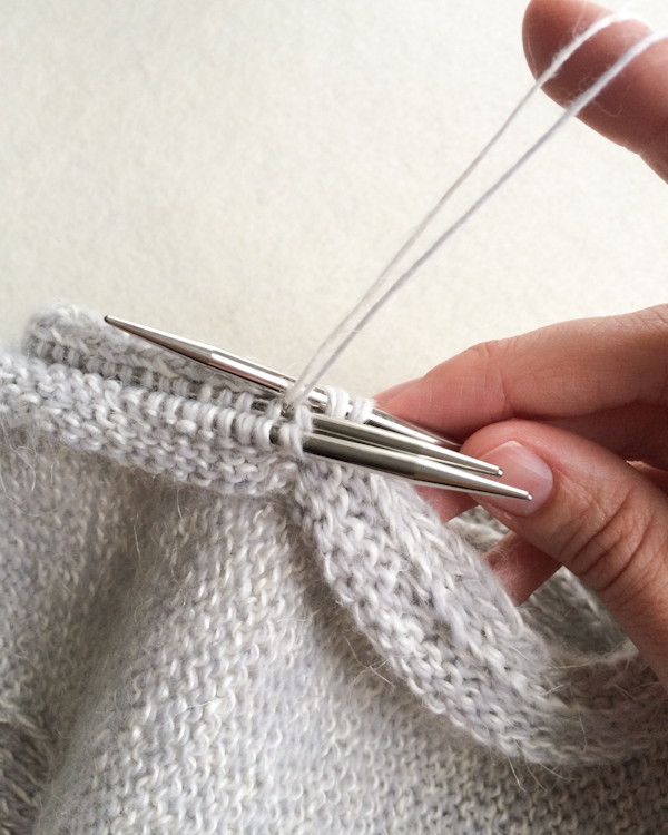 Формуємо край безрукавки - 9