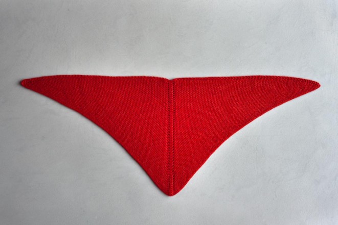 В'язаний бактус хустковою в'язкою - 6