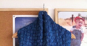 В'язаний снуд простим візерунком - 3