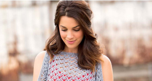 Ажурна туніка спицями