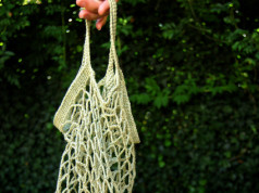 В’язана літня сумка гачком Літня /svyatkova-pidstavochka-u-formi-sercya-gachkom/сумка для закупів гачком - 1