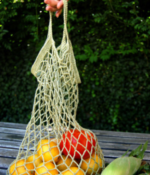 Літня сумка для закупів гачком - 1 Літня сумка для закупів гачком - 1