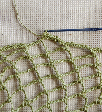 Літня сумка для закупів гачком - 8