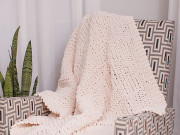 В'язаний плед спицями - 1