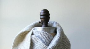 В'язаний шарф з гострими краями - 1