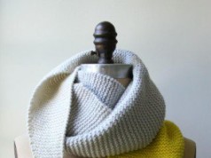 В'/;язаний шарф з гострими краями - 1